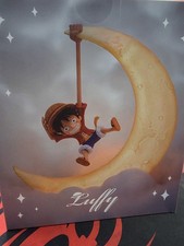 HAPPY LIFE Studio One Piece Monkey D Luffy Model Resin in stock Led Light 20CM