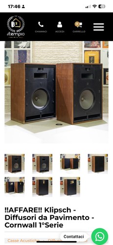 Diffusori klipsch cornwall - diffusori,