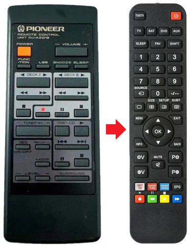 Telecomando adatto per pioneer - adatto,