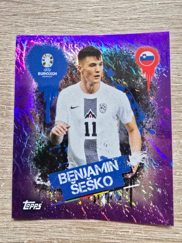 Topps euro 2024 benjamin sesko - benjamin,