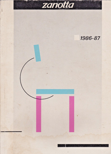 Raro catalogo zanotta - zanotta, 1986