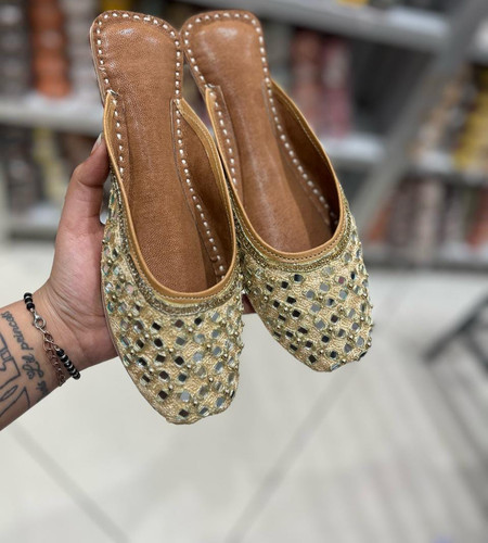 Aura punjabi donna mules basse - punjabi,