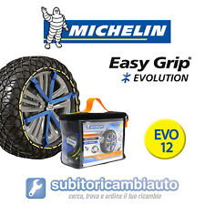 CATENE CALZE NEVE MICHELIN EASY GRIP EVOLUTION mod. EVO 12 OMOLOGATE EVO12
