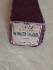 Rullo sonoro F.I.R.S.T. Cavalleria Rusticana P. Mascagni N. 1122 per autopiano