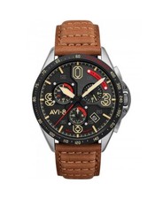 Orologio AVI-8 Uomo Analogico Quarzo Casual Abito Classico Quadrante Multicolore Impermeabile Ro