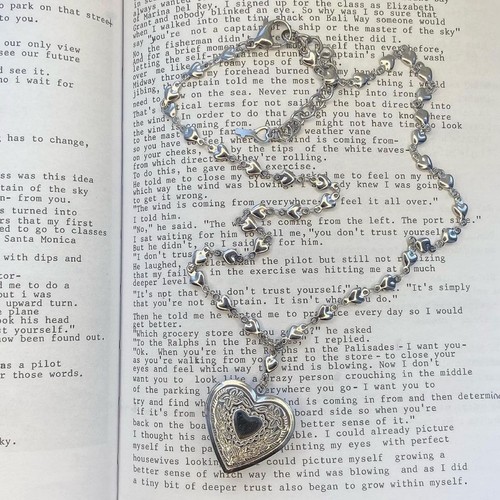 Collana acciaio ciondolo - , cuore
