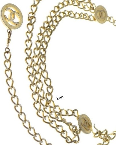 Cintura chanel logo catena - cc,