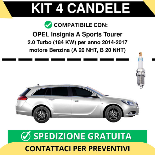 Kit candele per - candele, opel