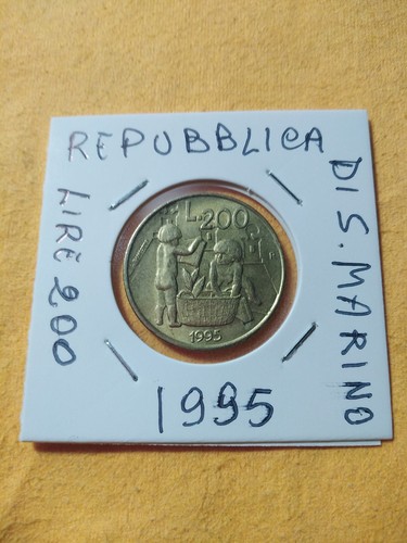 Rep marino moneta da - da, lire