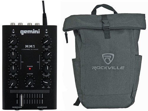 Gemini mm1 mixer - dj, tascabile
