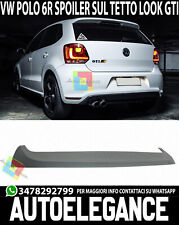 SPOILER SUL LUNOTTO POSTERIORE VW POLO 6R 2009+ ALETTONE LOOK GTI