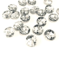 Bottoni strass 10/20 rotondi