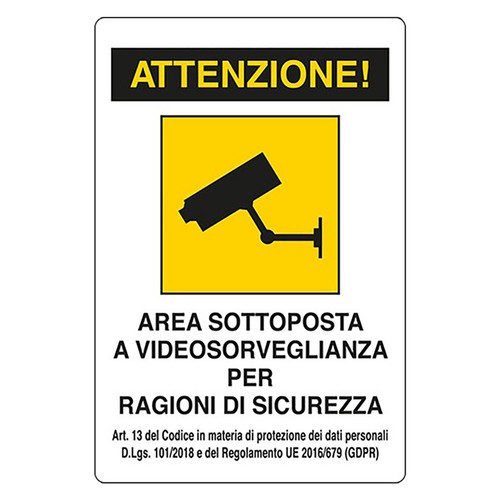 Cartello videosorveglianza - cartello, 'videosorveglianza'