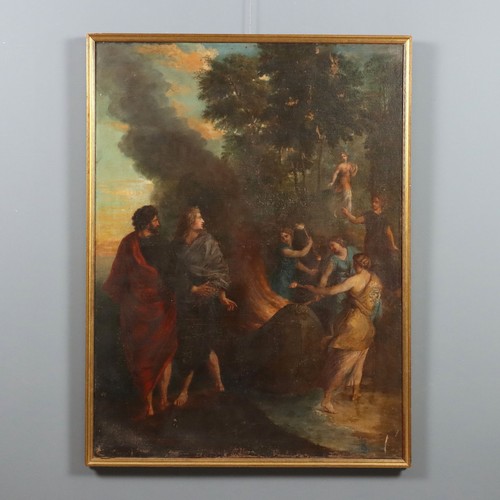 Dipinto antico ninfe - dipinto,