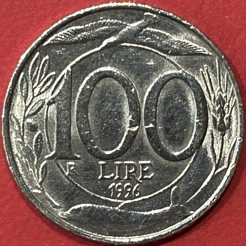 Moneta 100 lire 1996 italia - moneta,