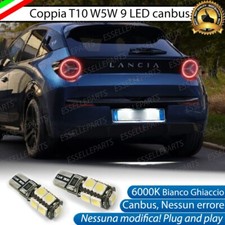 COPPIA LUCI TARGA 9 LED PER