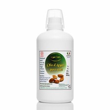 Olio di Argan Puro 100% Biologico Certificato Viso Corpo Capelli Unghie Pelle
