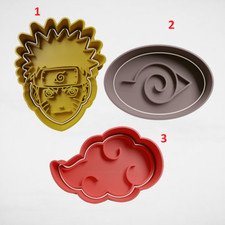 Naruto set 3 pezzi cookie