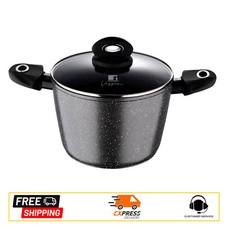 BERGNER by VISSANI Pastaiola 22cm in alluminio forgiato con coperchio induzione