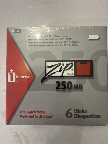 Iomega 250mb zip brand - iomega,