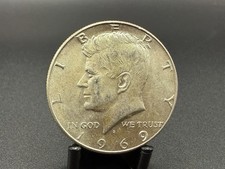 1969 D Kennedy half dollar 40%
