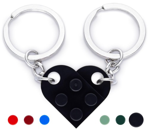 Portachiavi coppia cuore - portachiavi, per