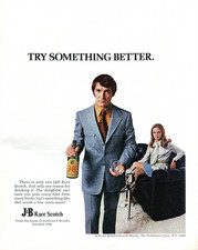 J&B Rare Scotch Poster Vintage