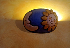 Applique Thun da Parete in Ceramica – Sole e Luna, Originale Anni 2010