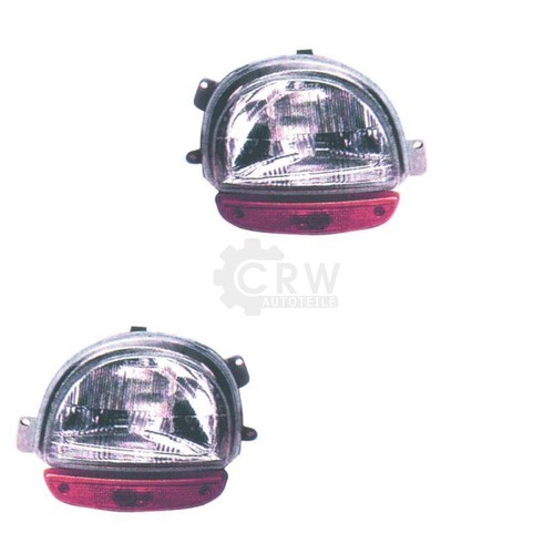 Set fari destro e - set, di