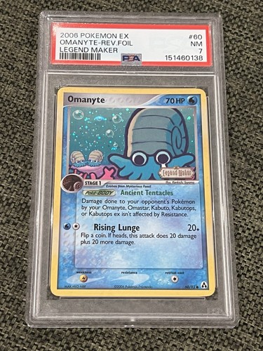 Pokemon 2006 omanyte - omanyte, 60/92