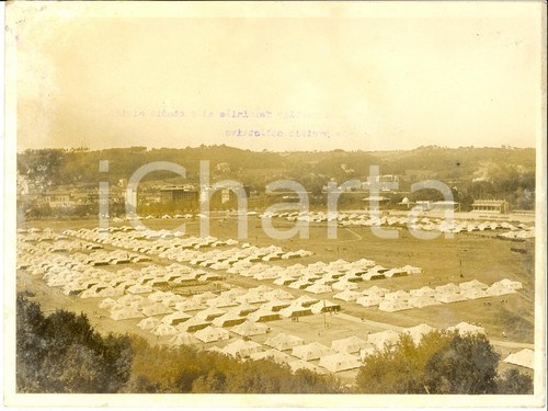 1938 roma panoramica del campo - roma,