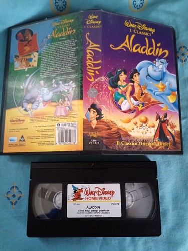 Cassetta vhs alladin walt - "alladin",