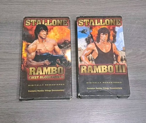 Lot rambo vhs movies - lot, 2