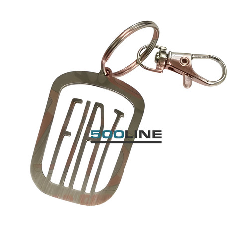 Fiat 500l logo stainless steel - fiat,