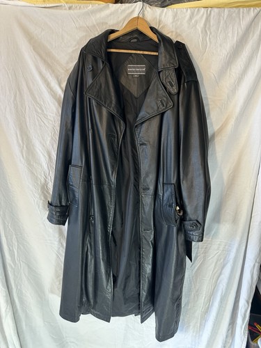 Trench cappotto pelle david - trench,