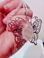 Collana ciondolo farfalla vero