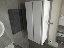mobile da bagno arredo lavandino sospeso 120 cm in legno con cassetto moderno