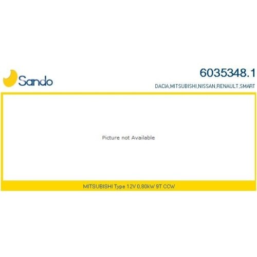 Motorino avviamento sando - d'avviamento,