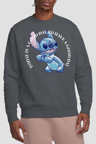 Felpa uomo lilo stitch good - lilo, &
