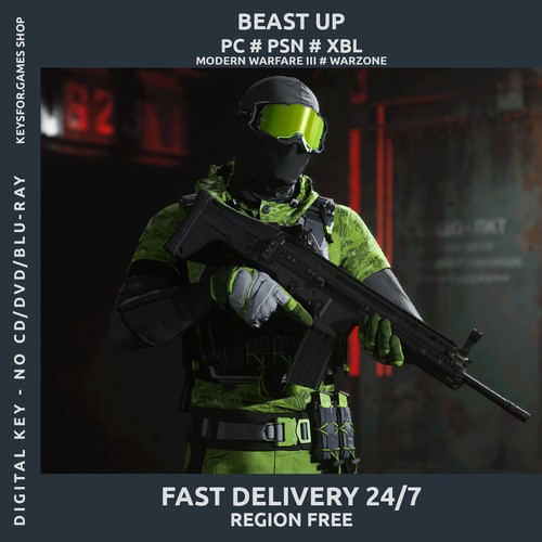 Mw3 green beast - beast, up