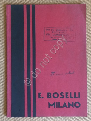 Boselli milano catalogo - e.,