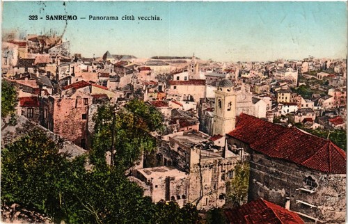 Cpa san remo panorama - panorama, citta