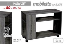 MOBILE LIBRERIA GAIA CON RUOTE