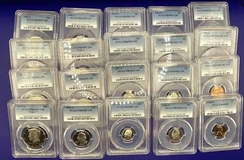 Lotto monete proof - monete,