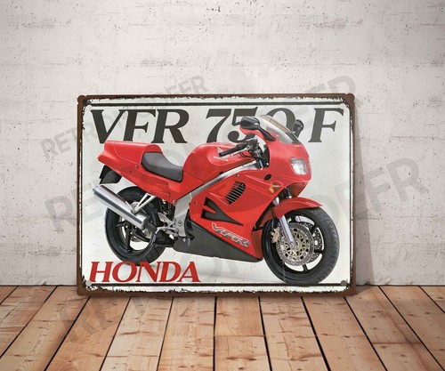 Plaque métal vintage honda - plaque,