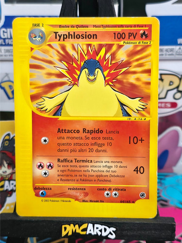 Pokemon typhlosion 165 - pokemon, rara