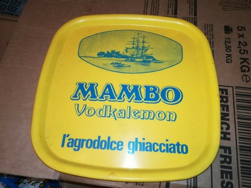 Vecchio raro vassoio in - e,