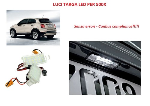 Led luci targa - 18, placchette