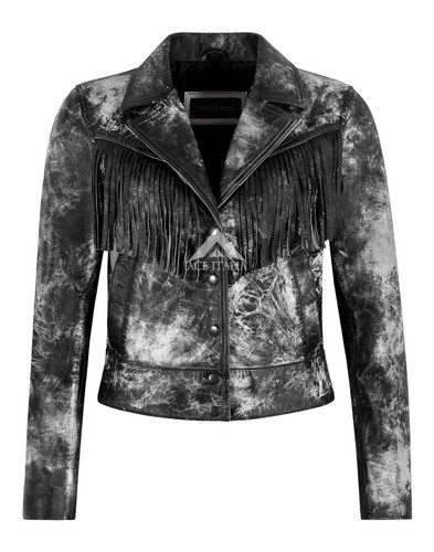 Giacca pelle donna vintage - pelle,