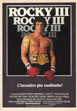 ROCKY III - Sylvester Stallone, Cinema, Cartolina